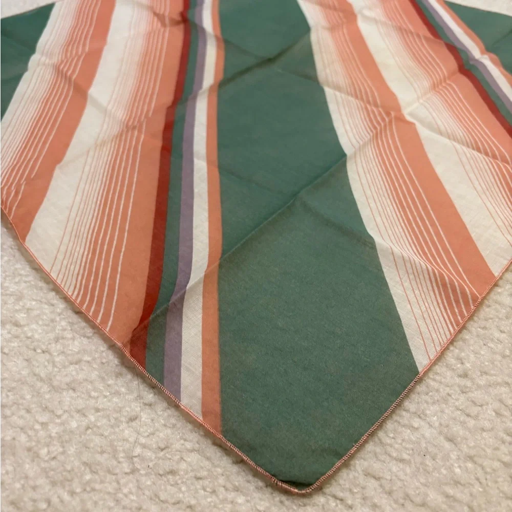 21x21 Plaid Scarf Bandana Vintage Carol Laurie 1970’s Square - Picture 3 of 14
